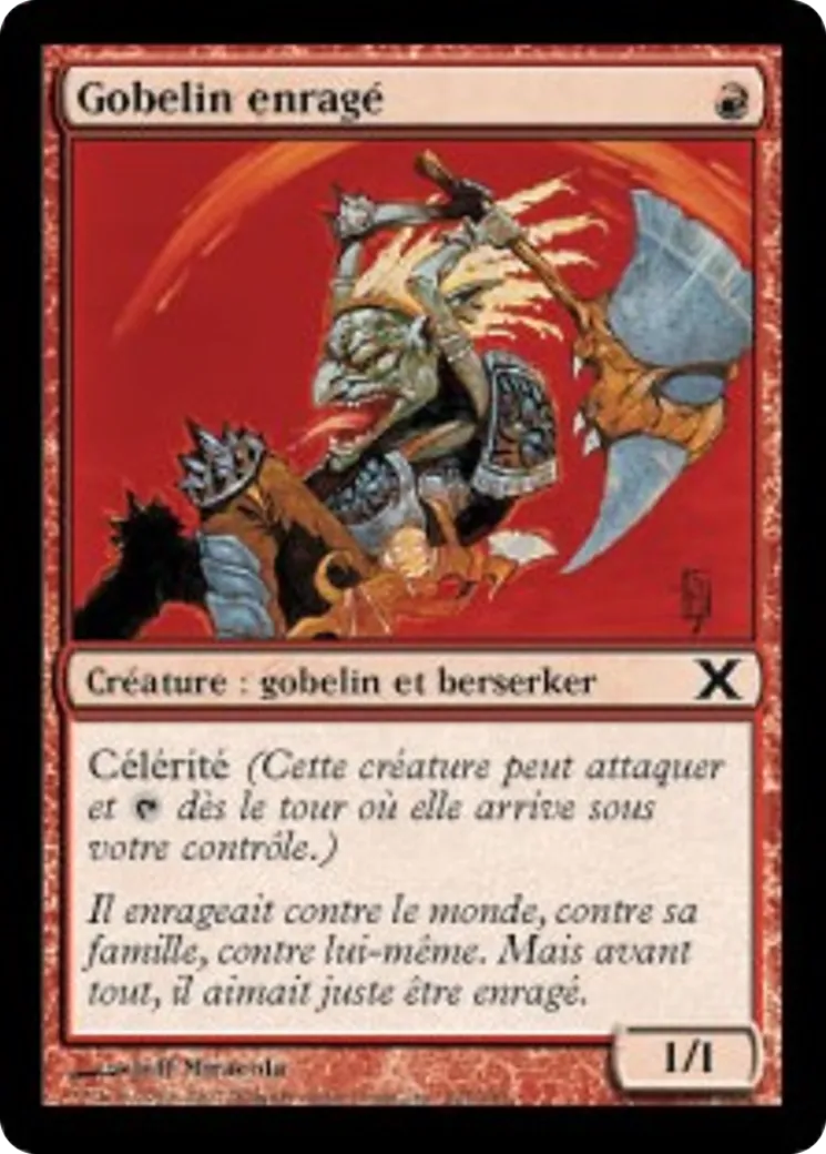 Gobelin enragé — Tenth Edition — Magic: The Gathering
