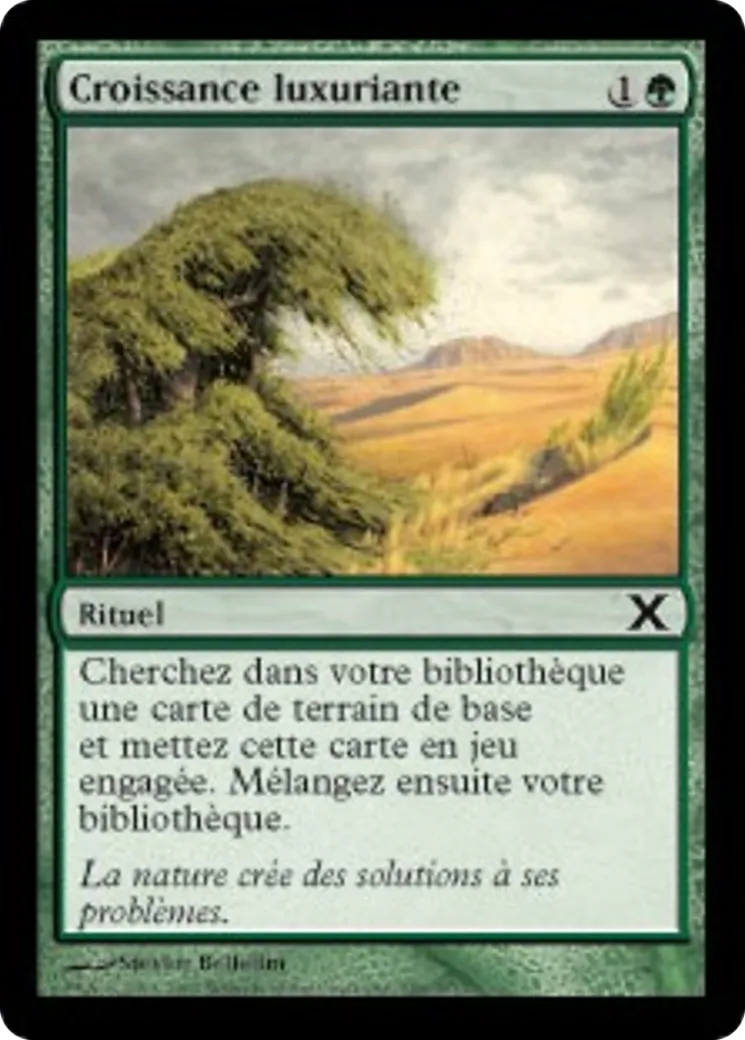 Croissance luxuriante — Tenth Edition — Magic: The Gathering