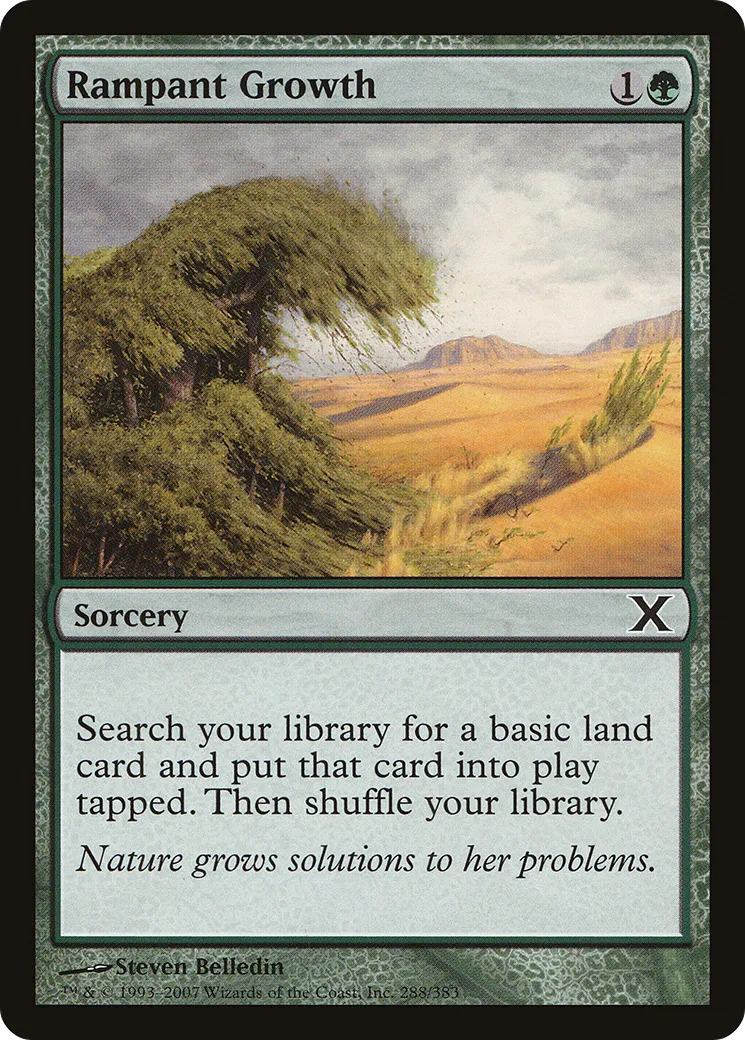 Rampant Growth — Tenth Edition — Magic: The Gathering