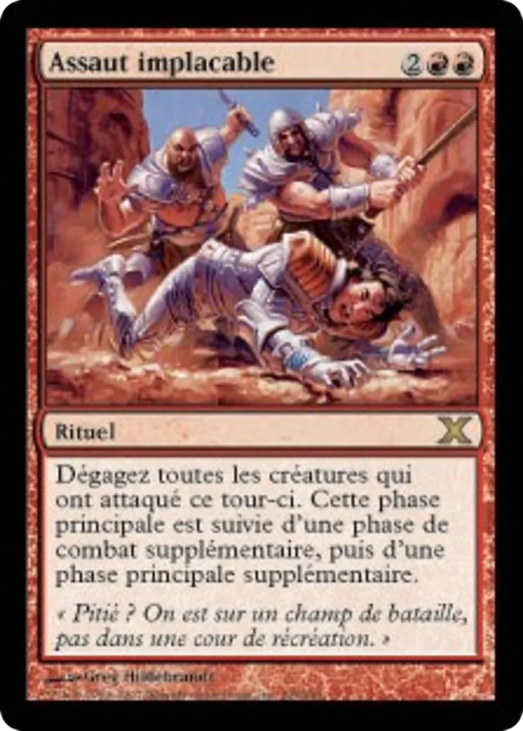 Assaut implacable — Tenth Edition — Magic: The Gathering