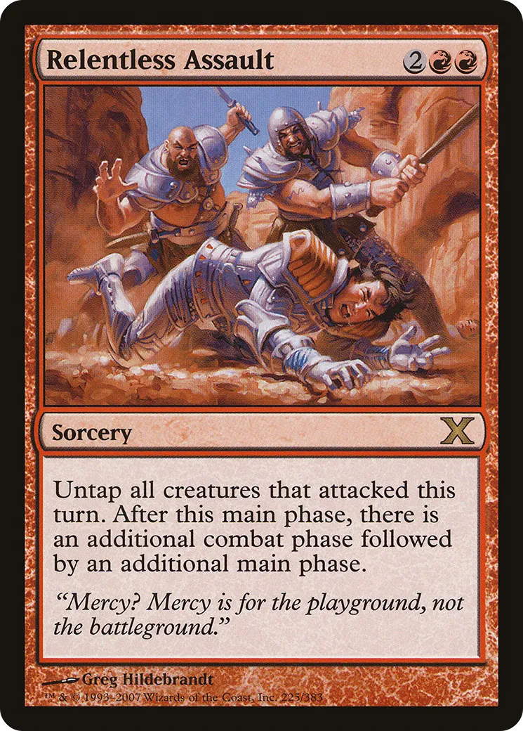Relentless Assault — Tenth Edition — Magic: The Gathering