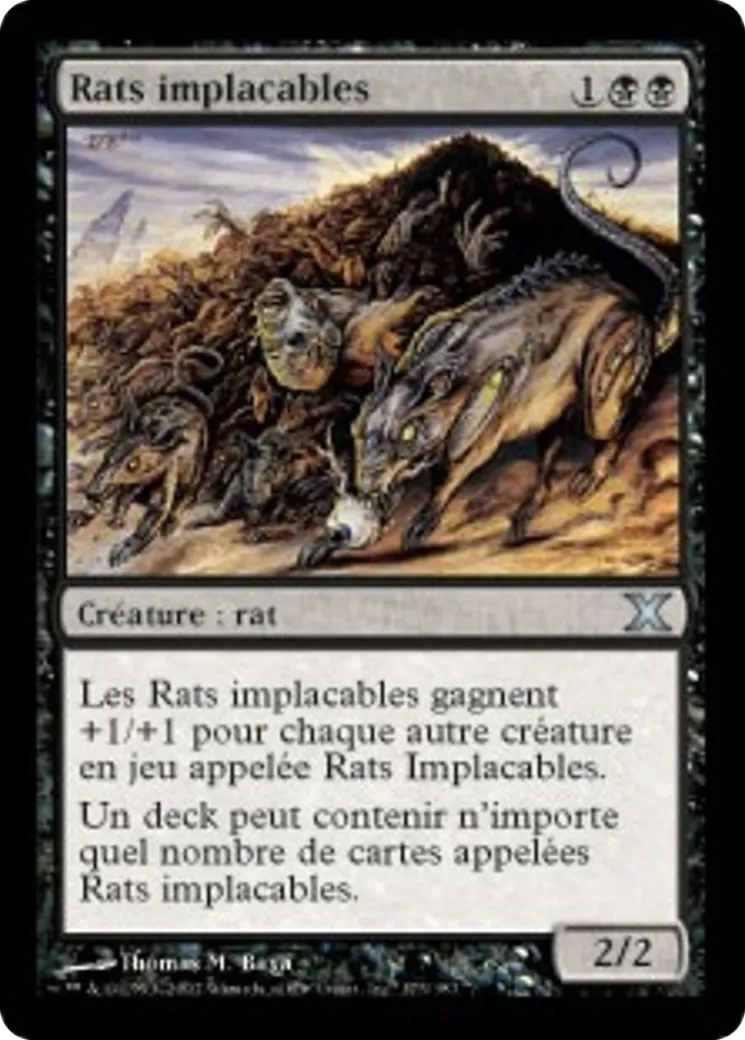 Rats implacables — Tenth Edition — Magic: The Gathering