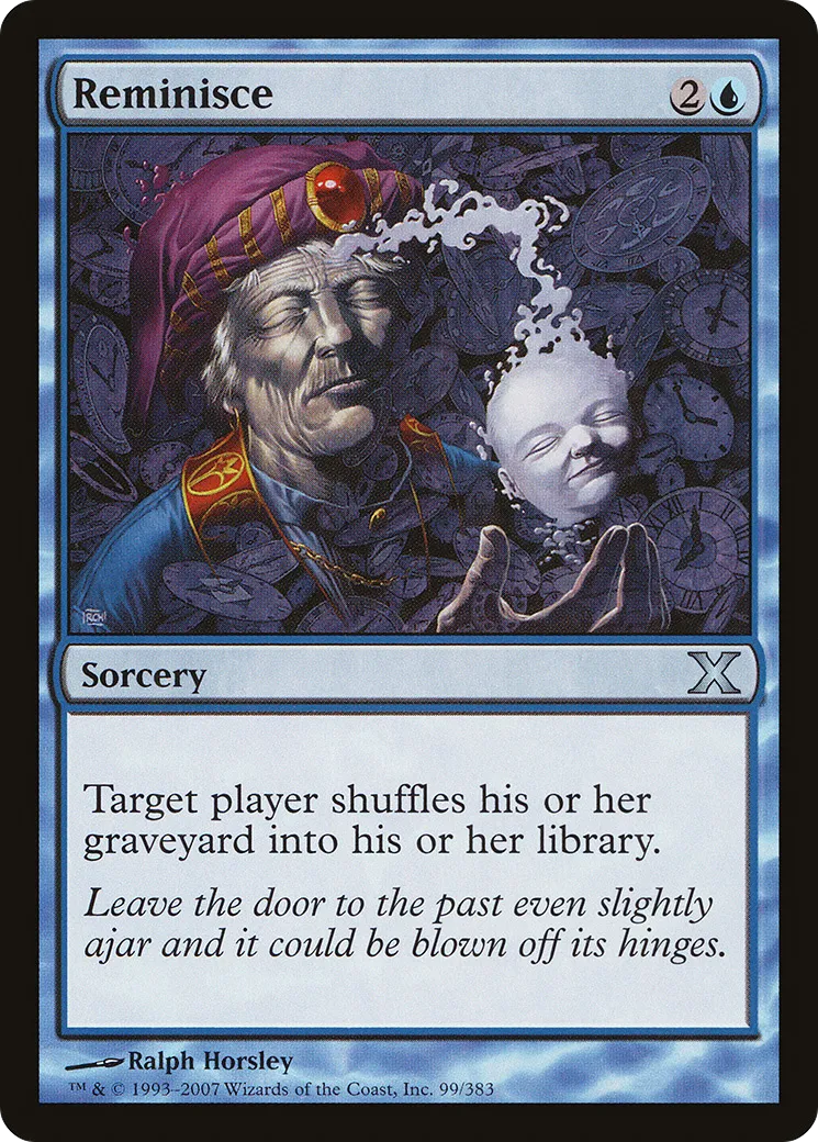 Reminisce — Tenth Edition — Magic: The Gathering