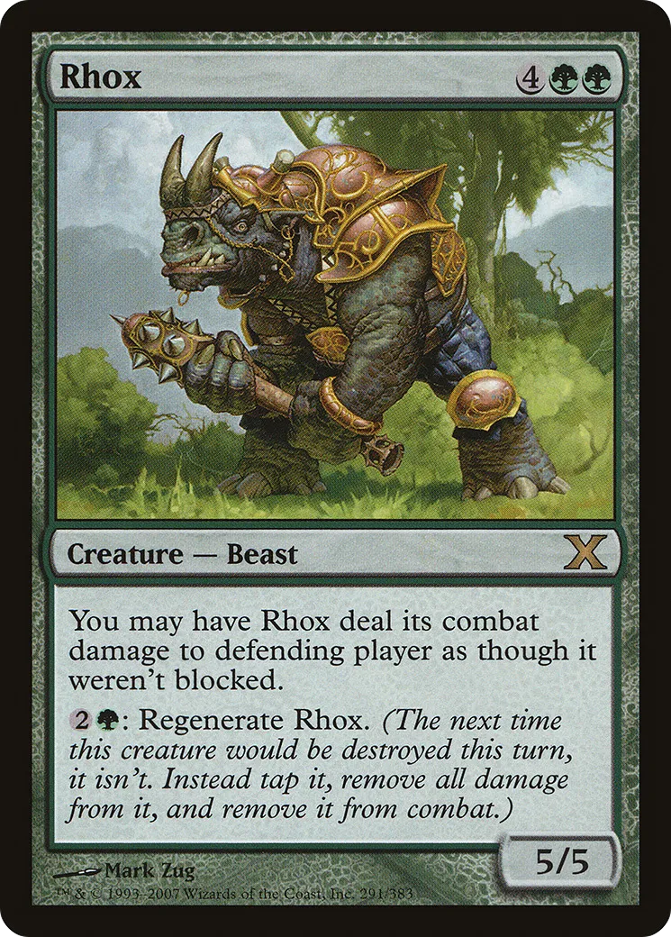 Rhox — Tenth Edition — Magic: The Gathering