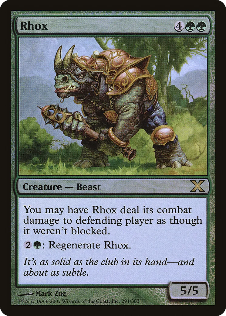 Rhox — Tenth Edition — Magic: The Gathering