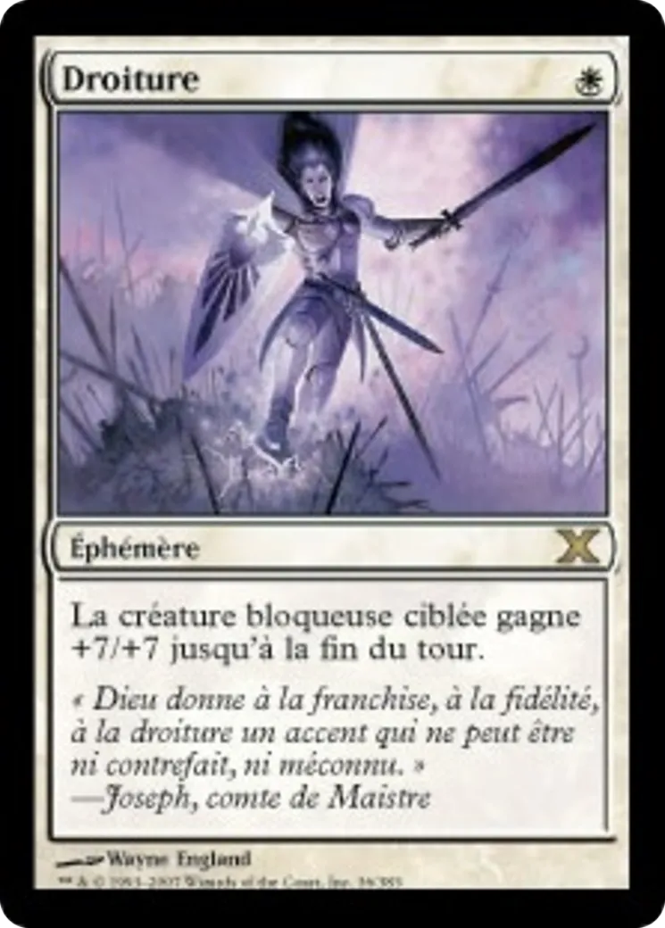 Droiture — Tenth Edition — Magic: The Gathering