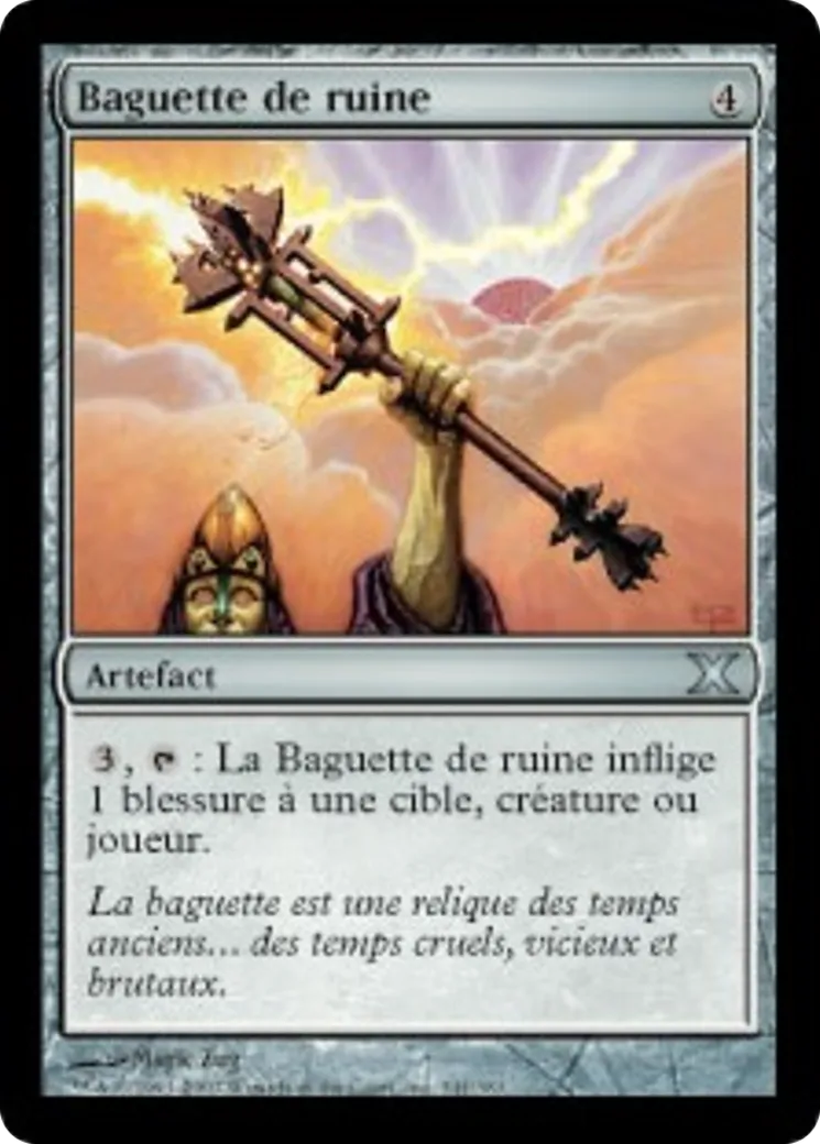 Baguette de ruine — Tenth Edition — Magic: The Gathering