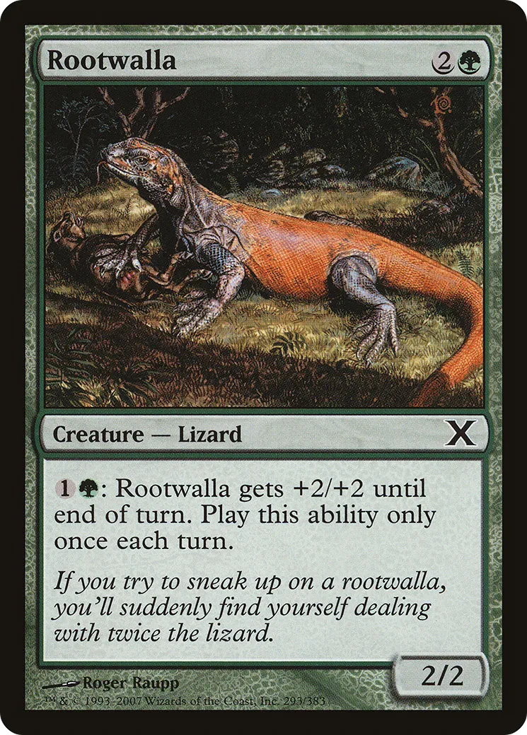 Rootwalla — Tenth Edition — Magic: The Gathering