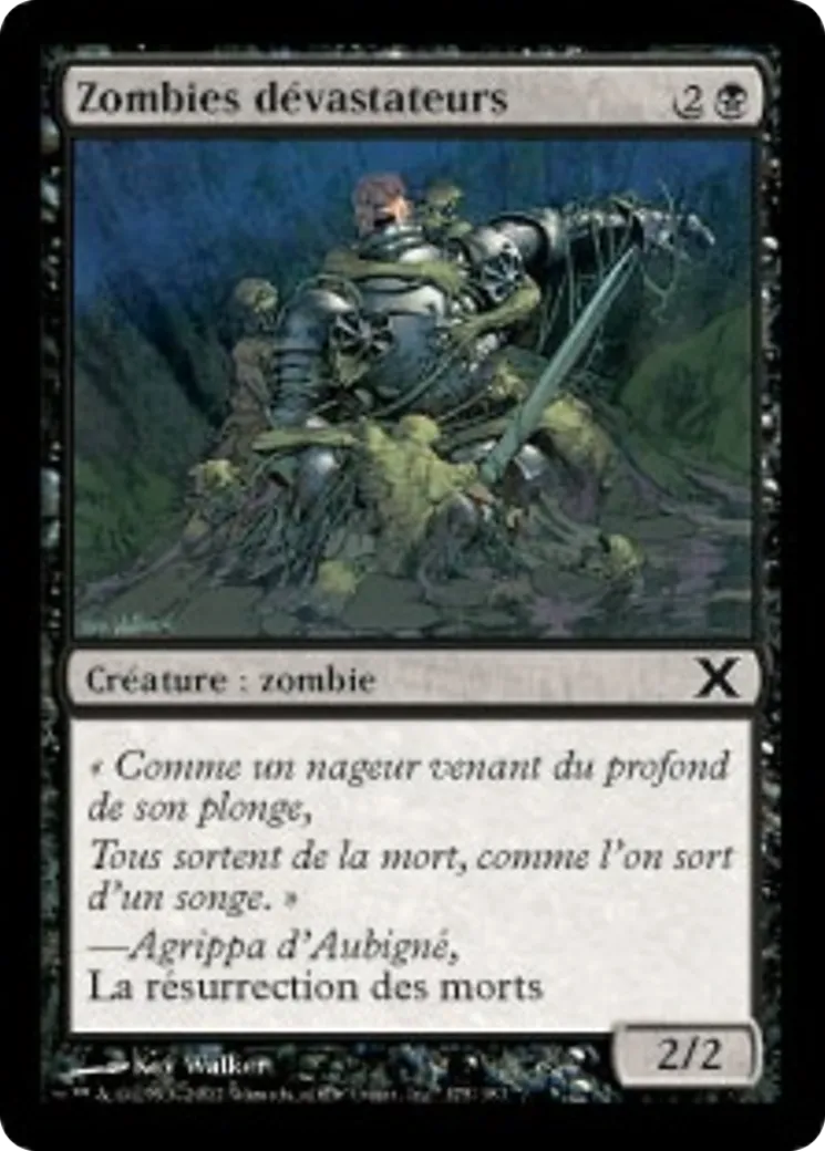 Zombies dévastateurs — Tenth Edition — Magic: The Gathering