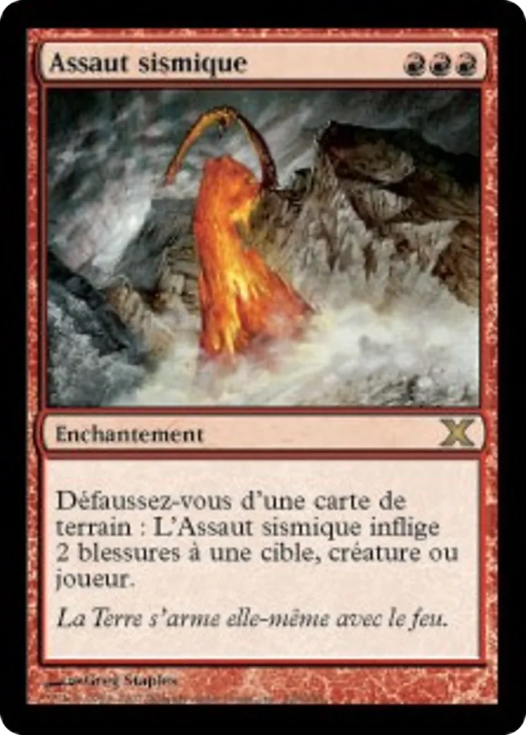 Assaut sismique — Tenth Edition — Magic: The Gathering