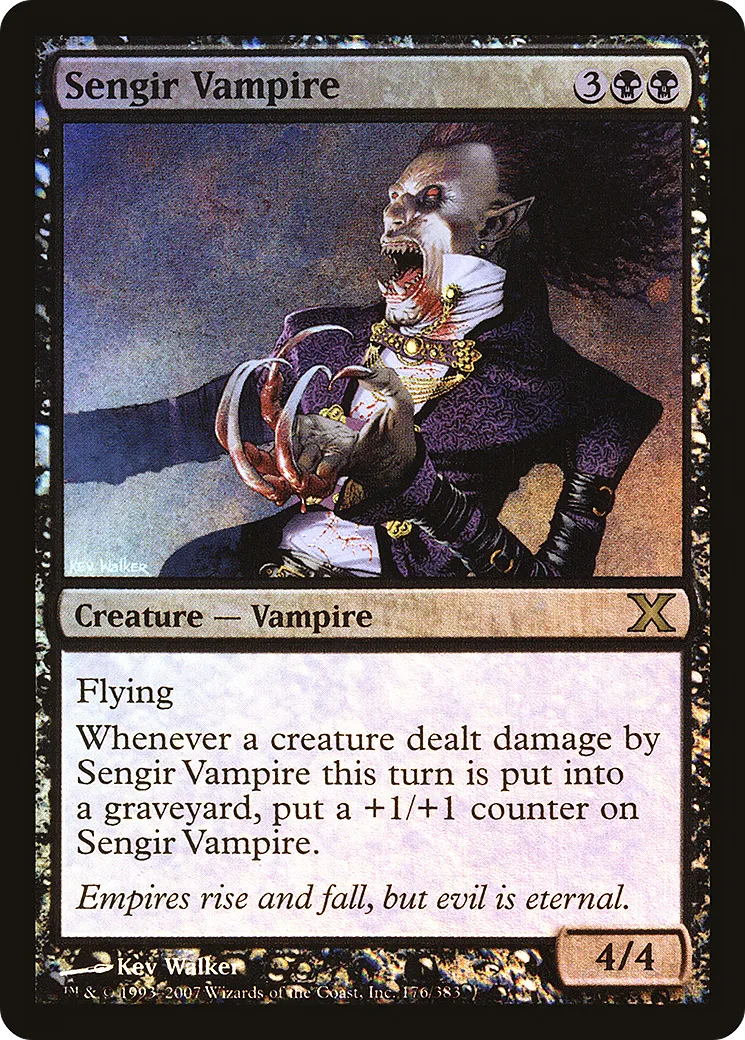 Sengir Vampire — Tenth Edition — Magic: The Gathering