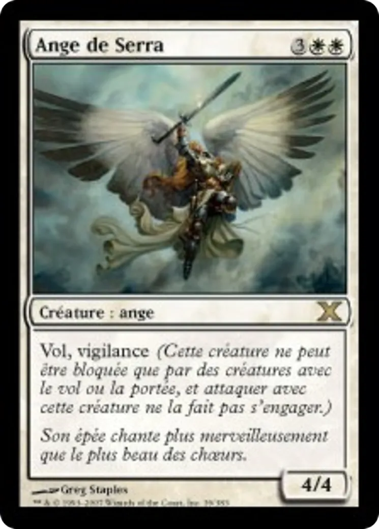 Ange de Serra — Tenth Edition — Magic: The Gathering