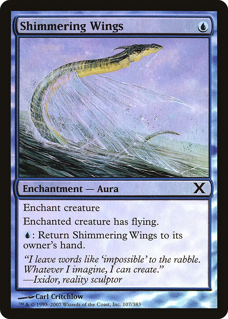 Ailes chatoyantes — Tenth Edition — Magic: The Gathering