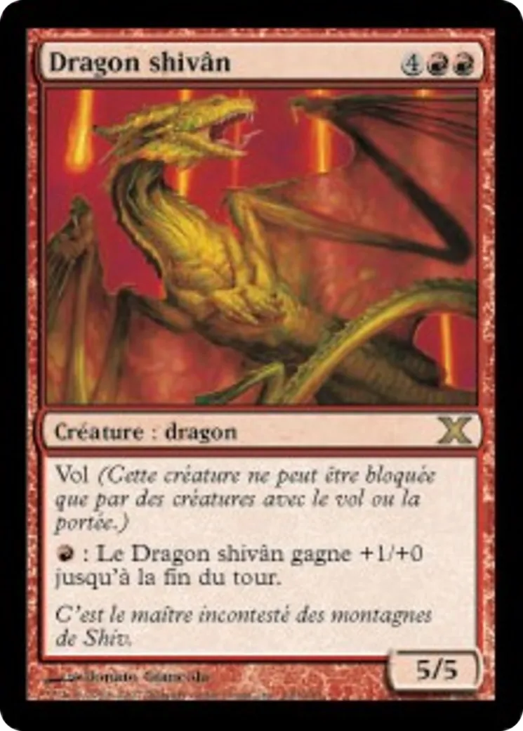 Dragon shivân — Tenth Edition — Magic: The Gathering