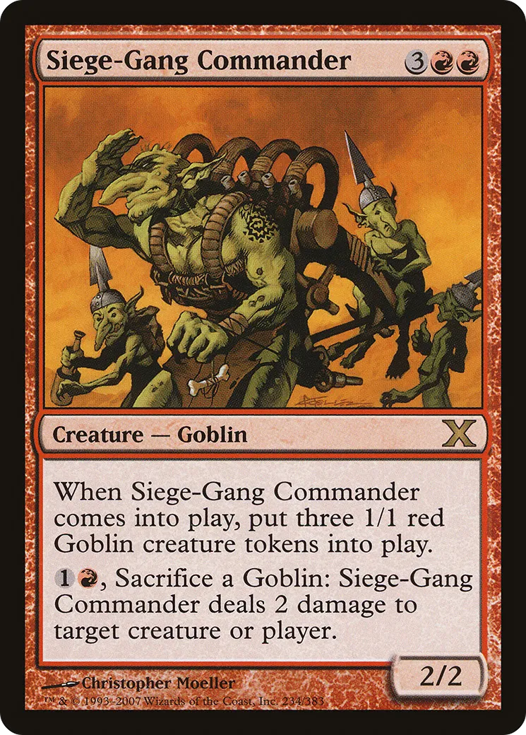 Commandant des assiégeants — Tenth Edition — Magic: The Gathering