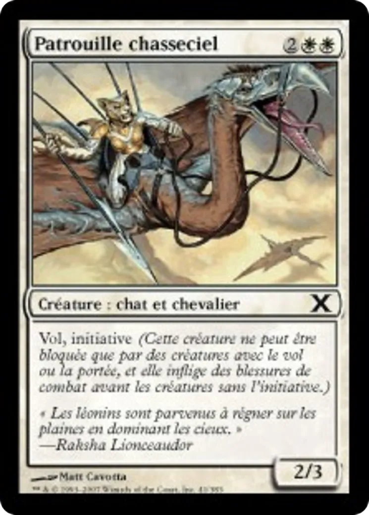 Patrouille chasseciel — Tenth Edition — Magic: The Gathering