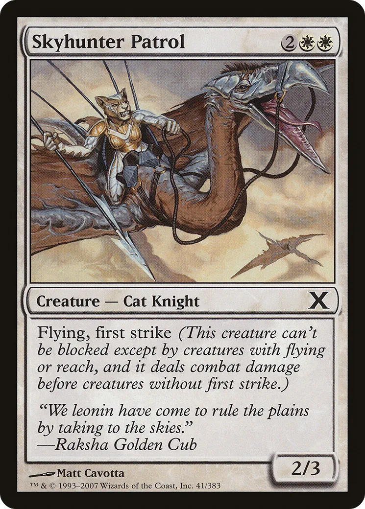 Skyhunter Patrol — Tenth Edition — Magic: The Gathering