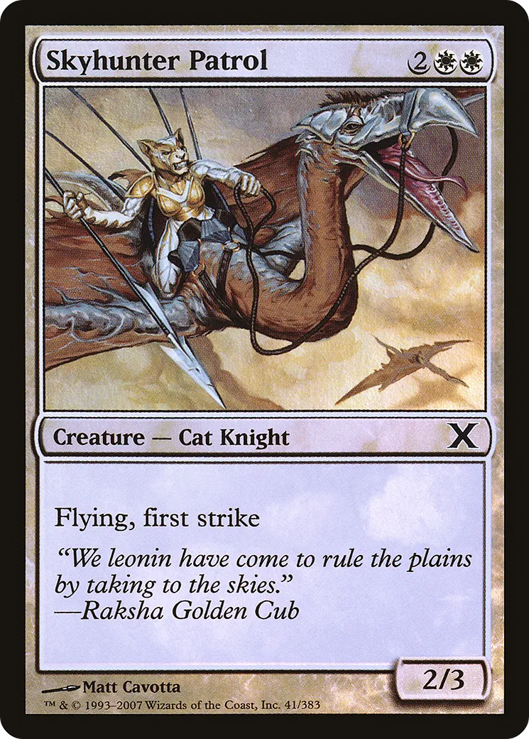 Patrouille chasseciel — Tenth Edition — Magic: The Gathering