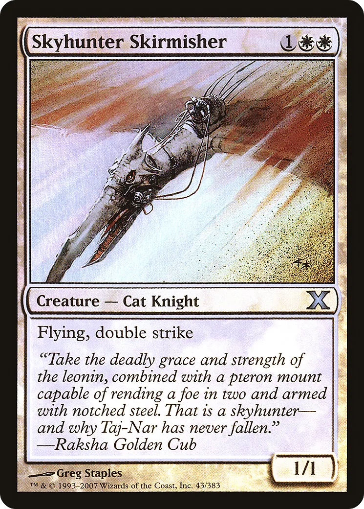 Skyhunter Skirmisher — Tenth Edition — Magic: The Gathering