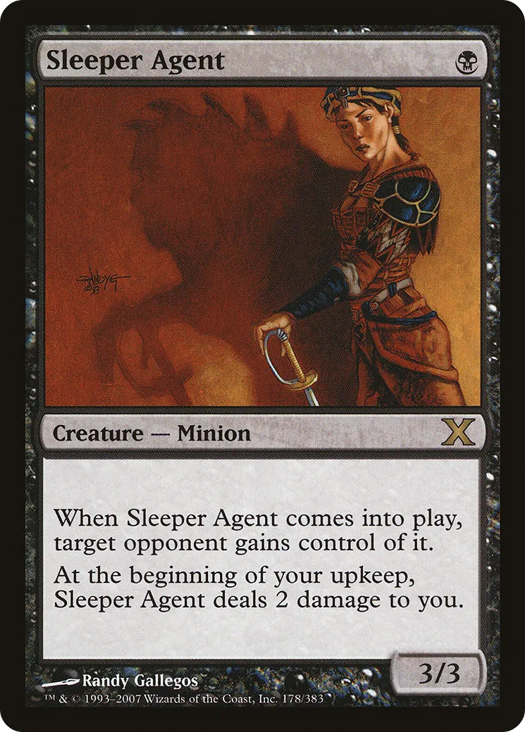 Sleeper Agent — Tenth Edition — Magic: The Gathering