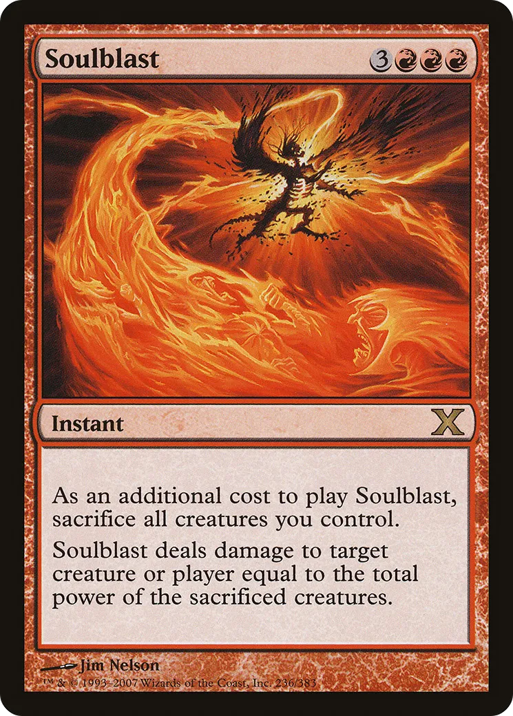Soulblast — Tenth Edition — Magic: The Gathering
