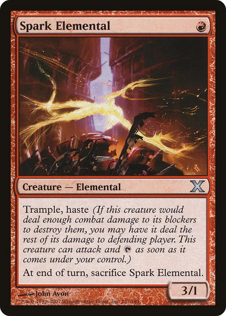 Élémental d'étincelles — Tenth Edition — Magic: The Gathering