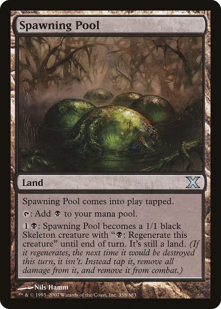 Spawning Pool — Tenth Edition — Magic: The Gathering