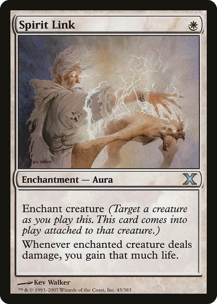 Spirit Link — Tenth Edition — Magic: The Gathering