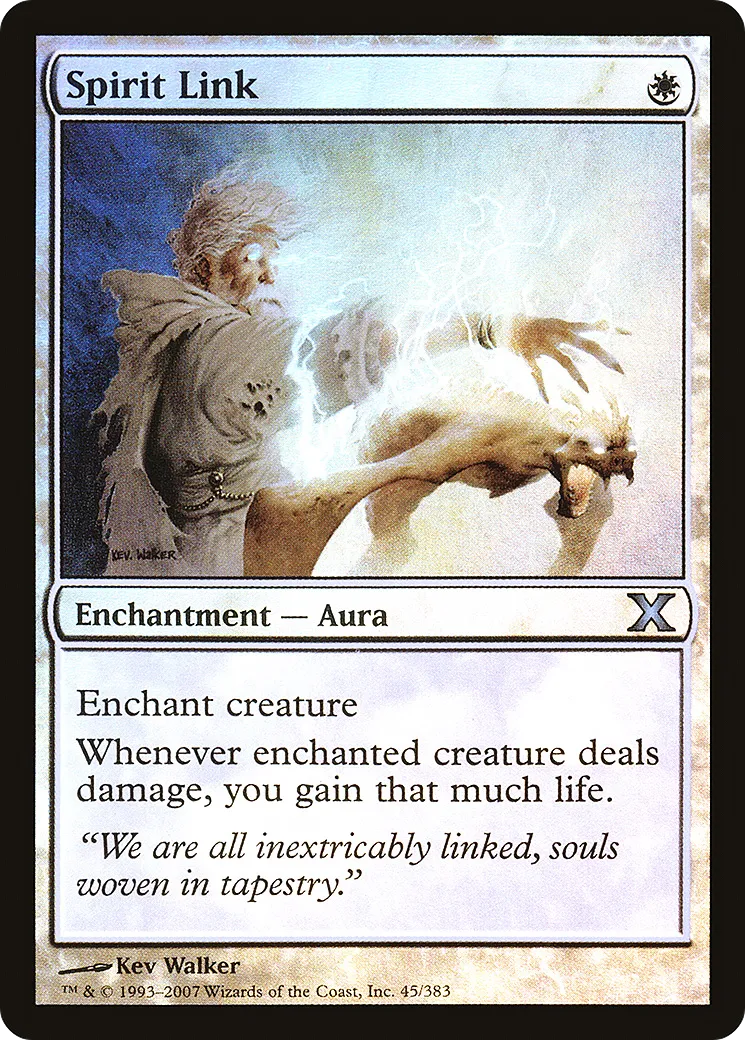 Spirit Link — Tenth Edition — Magic: The Gathering
