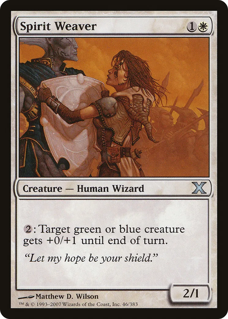 Spirit Weaver — Tenth Edition — Magic: The Gathering