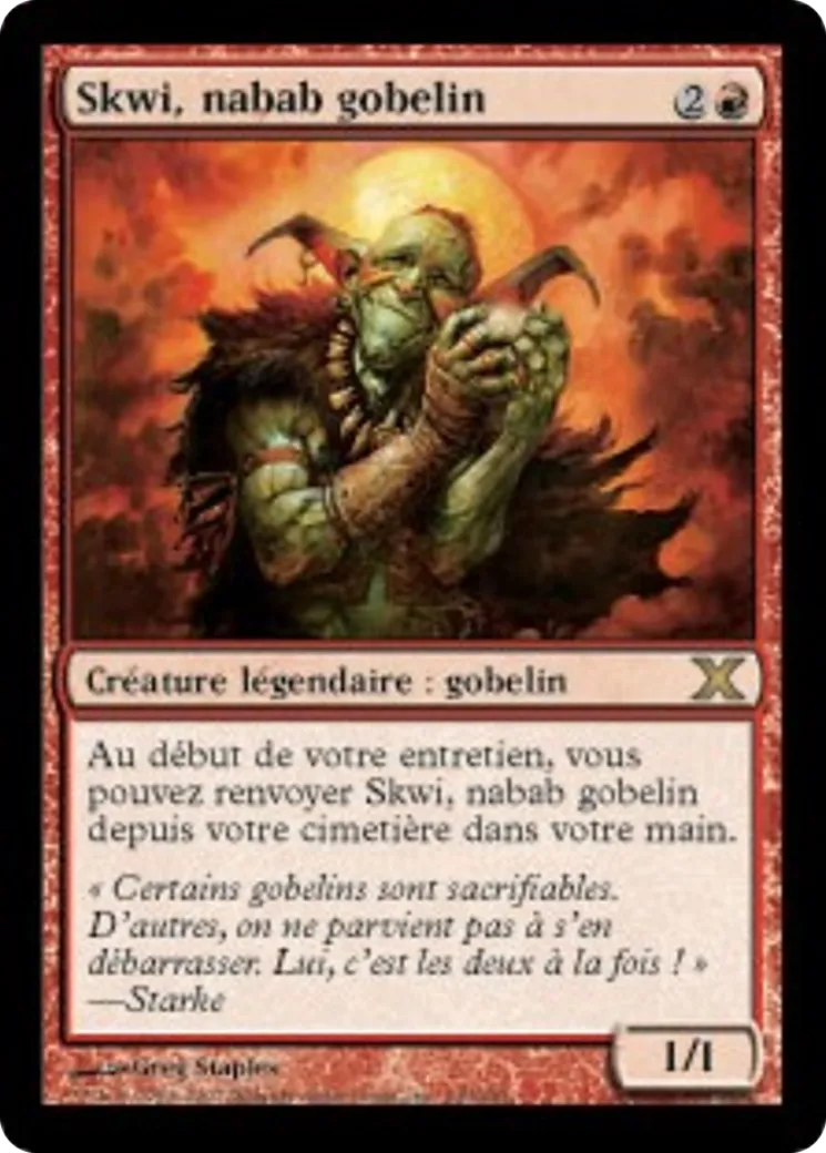 Skwi, nabab gobelin — Tenth Edition — Magic: The Gathering