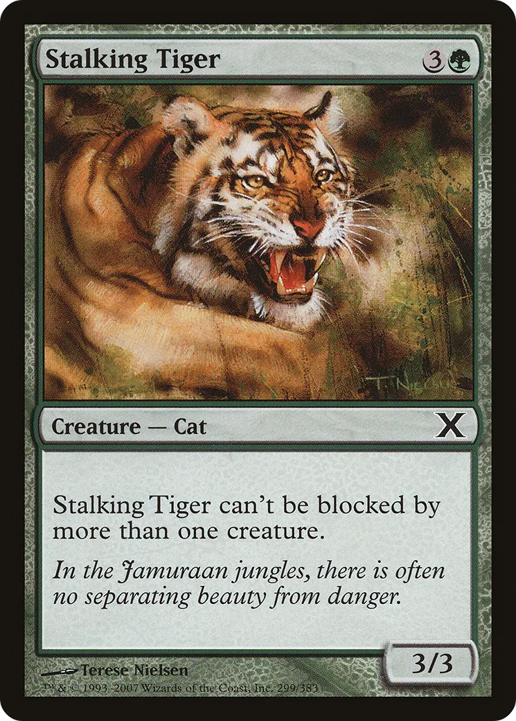 Stalking Tiger — Tenth Edition — Magic: The Gathering