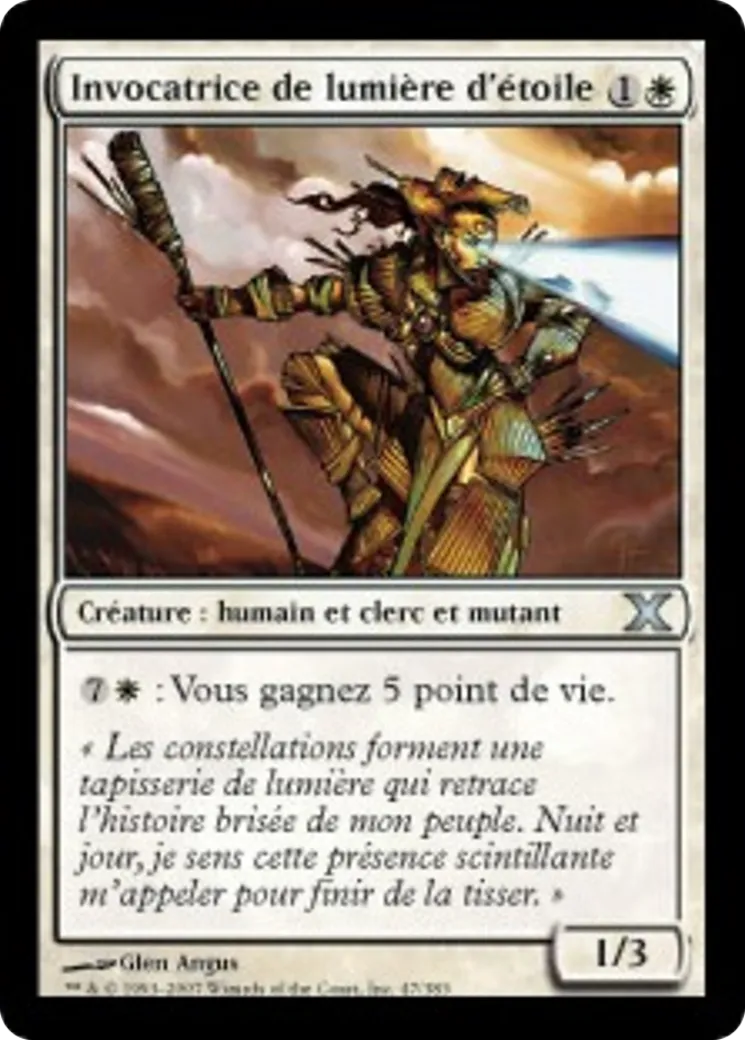 Invocatrice de lumière d'étoile — Tenth Edition — Magic: The Gathering