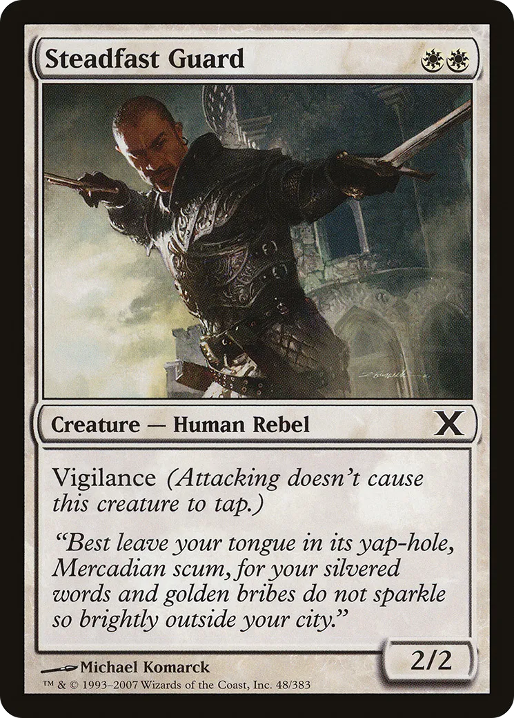 Steadfast Guard — Tenth Edition — Magic: The Gathering