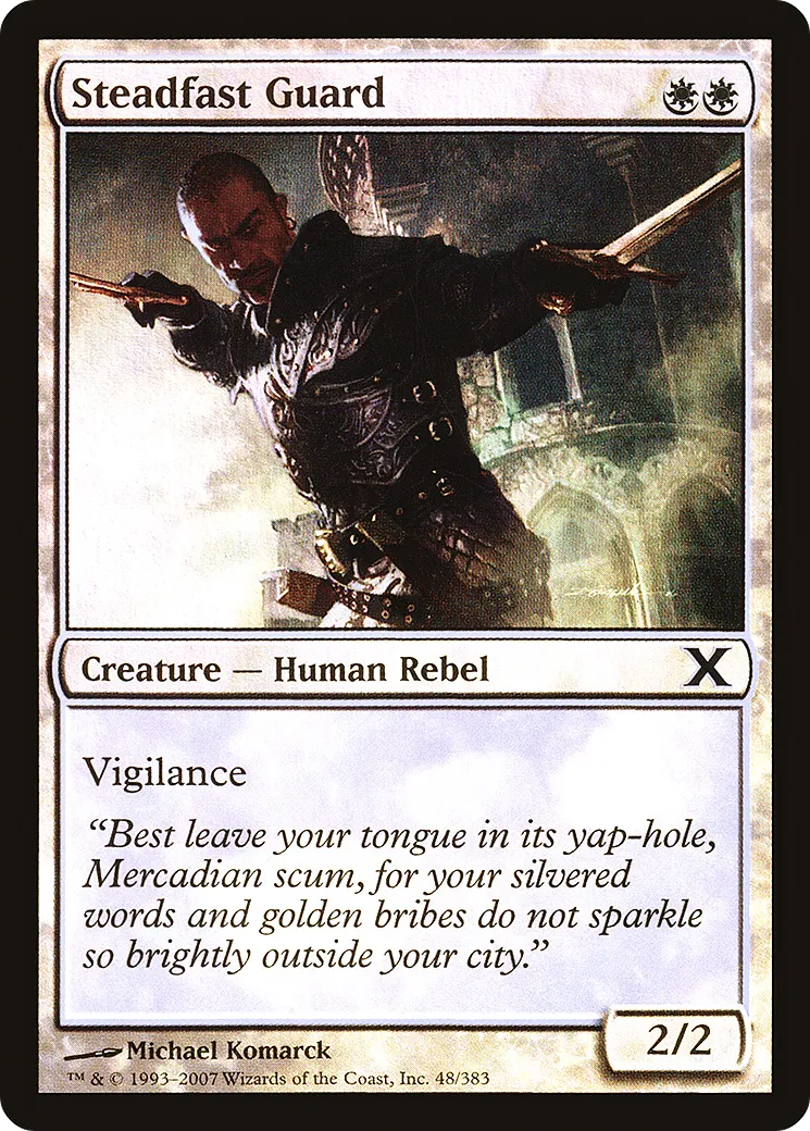 Steadfast Guard — Tenth Edition — Magic: The Gathering
