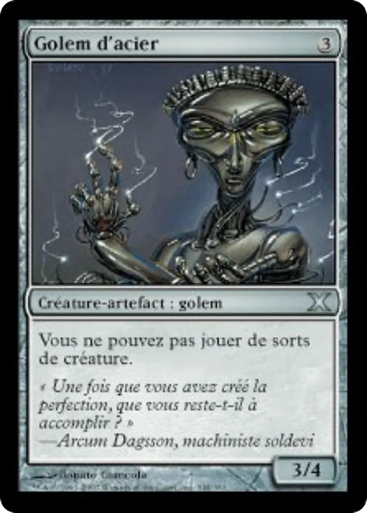 Golem d'acier — Tenth Edition — Magic: The Gathering