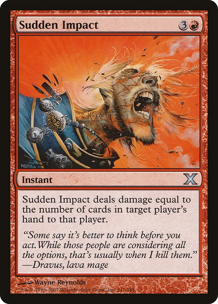 Sudden Impact — Tenth Edition — Magic: The Gathering