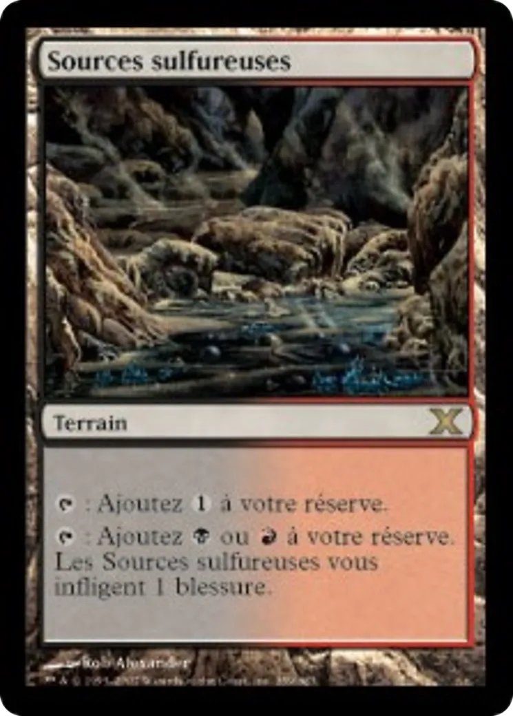 Sources sulfureuses — Tenth Edition — Magic: The Gathering