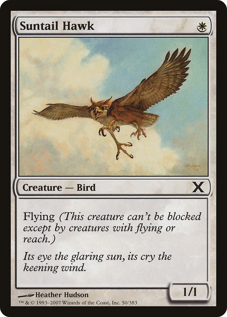 Faucon mordoré — Tenth Edition — Magic: The Gathering