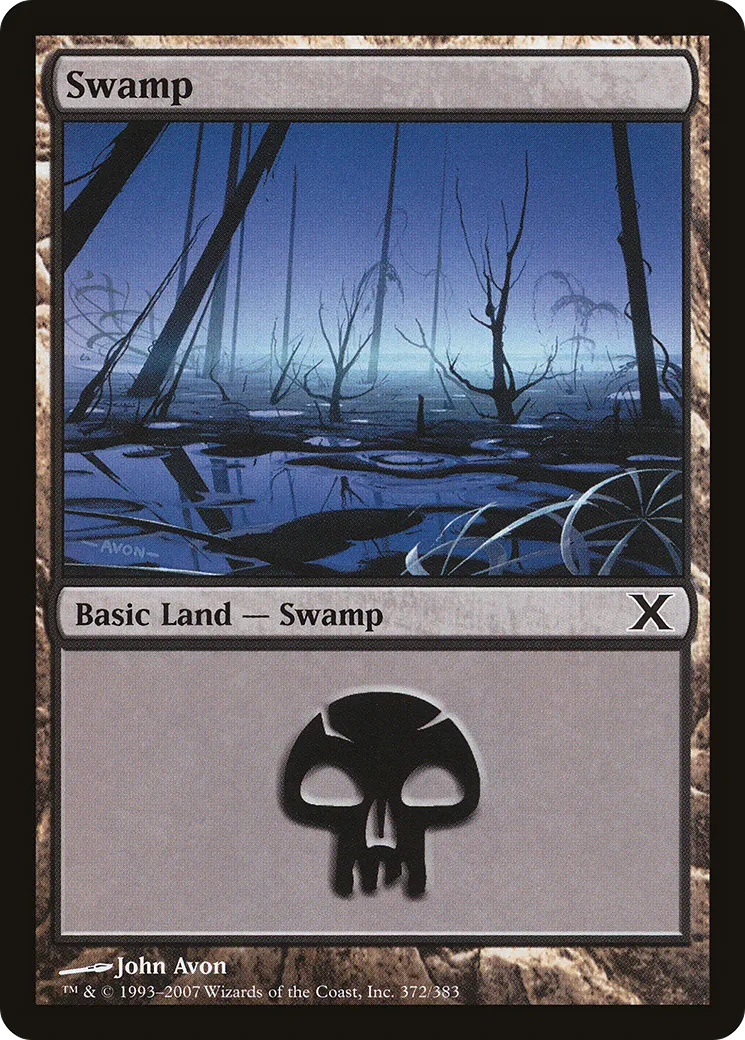 Swamp — Tenth Edition — Magic: The Gathering