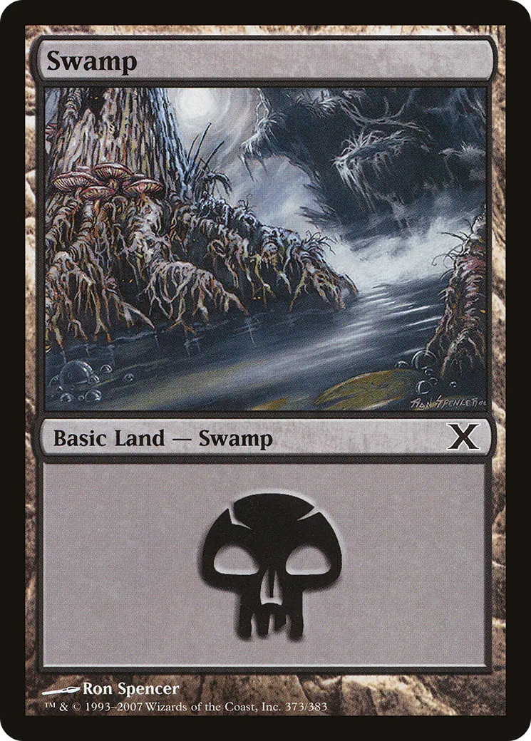 Swamp — Tenth Edition — Magic: The Gathering