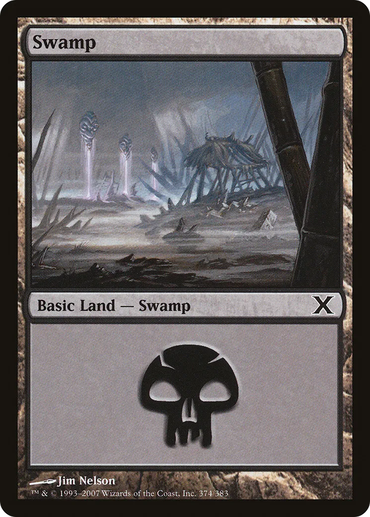 Swamp — Tenth Edition — Magic: The Gathering