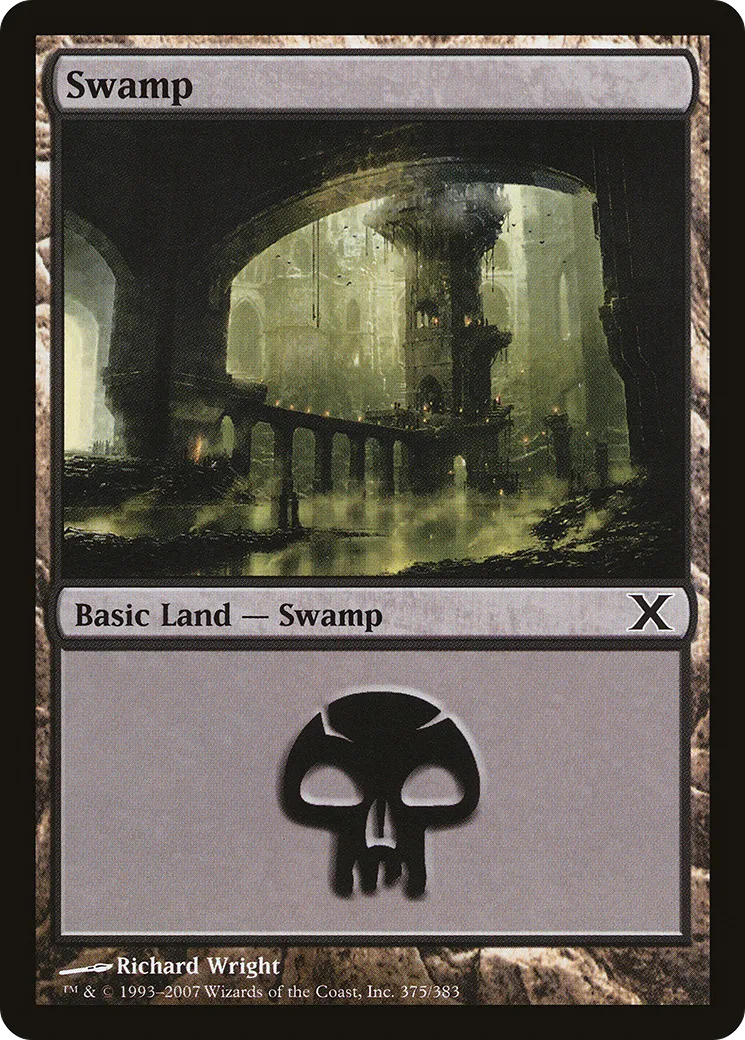 Swamp — Tenth Edition — Magic: The Gathering