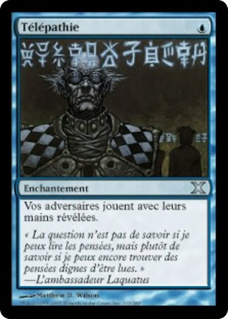 Télépathie — Tenth Edition — Magic: The Gathering