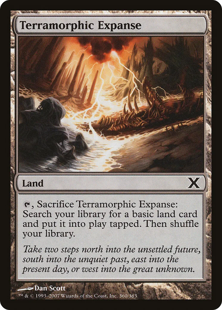 Immensité terramorphe — Tenth Edition — Magic: The Gathering