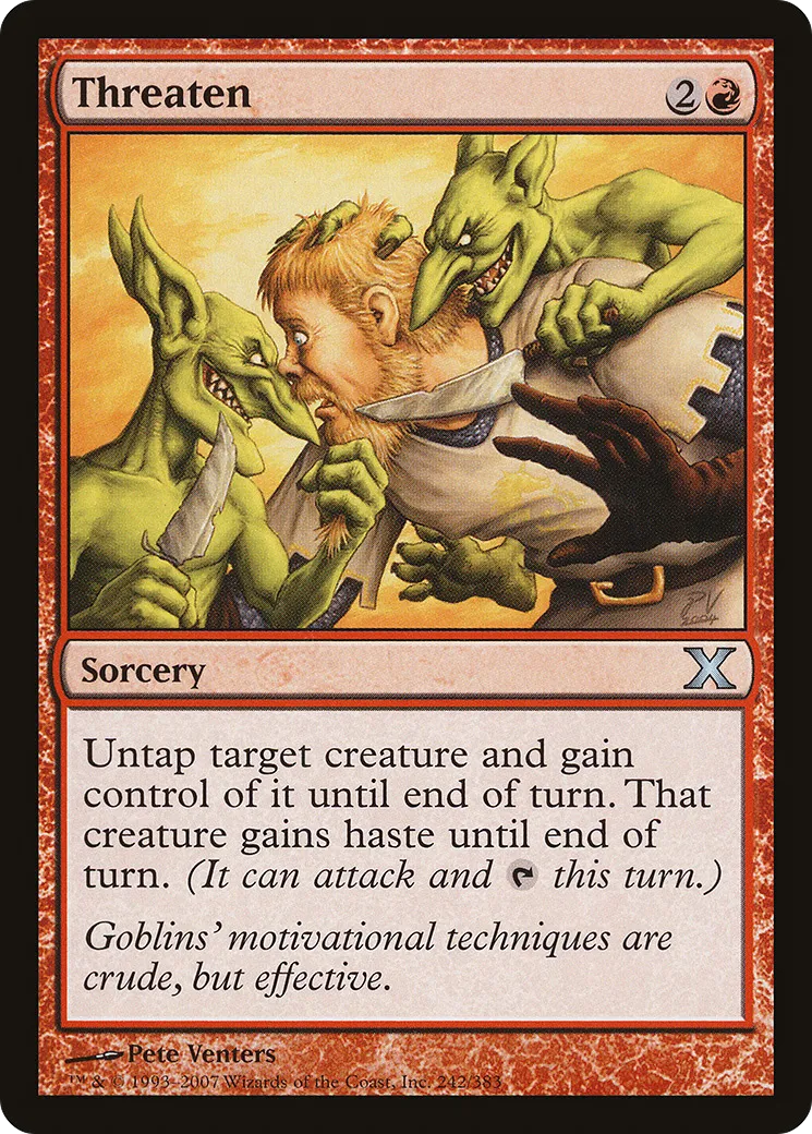 Menace — Tenth Edition — Magic: The Gathering