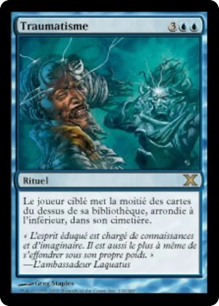 Traumatisme — Tenth Edition — Magic: The Gathering