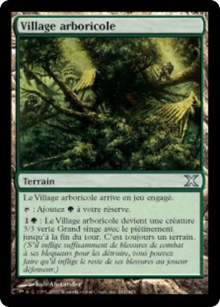 Village arboricole — Tenth Edition — Magic: The Gathering