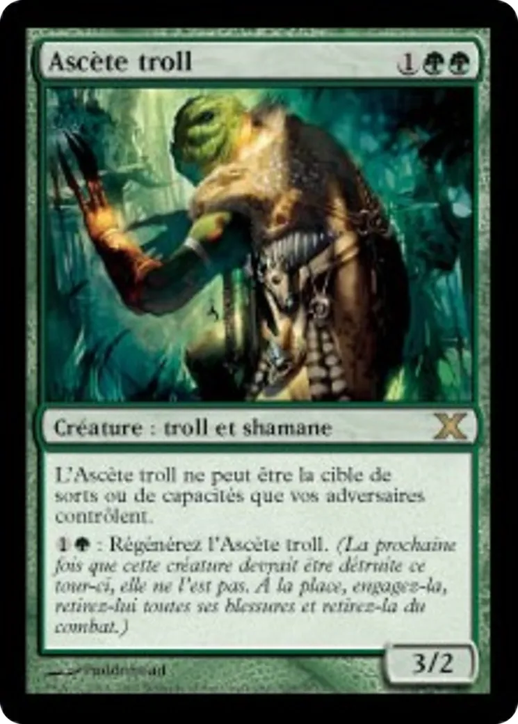 Ascète troll — Tenth Edition — Magic: The Gathering
