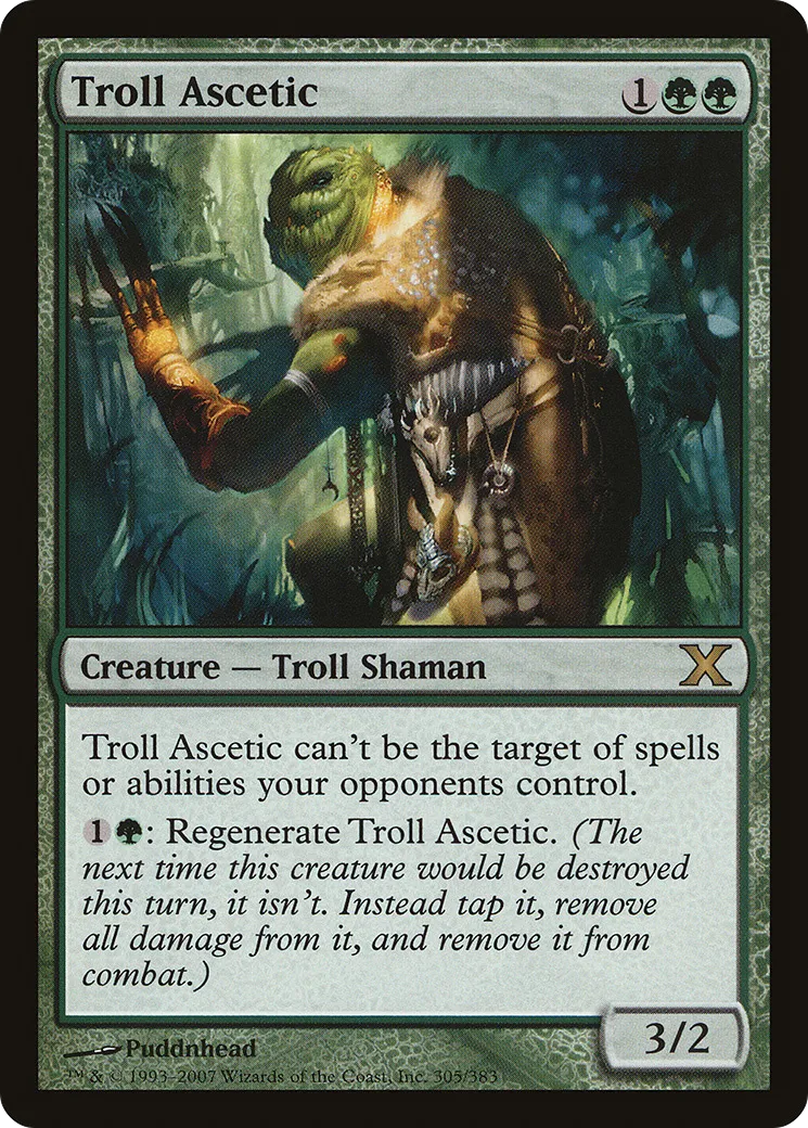 Troll Ascetic — Tenth Edition — Magic: The Gathering